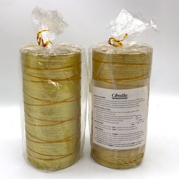 Candle Impressions Holiday Candle Impressions Flameless Real Wax